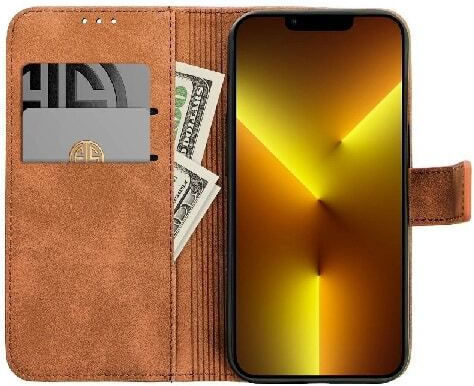 Forcell Tender Портмоне Изкуствена кожа Кафяв (iPhone 14)