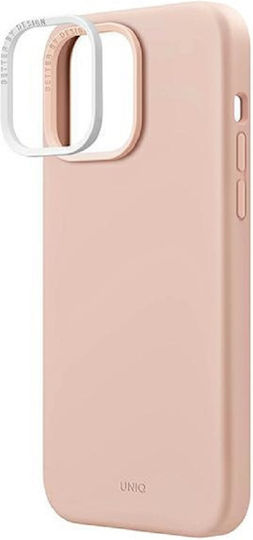 Uniq Lino Back Cover Silicone Blush Pink (iPhone 14 Pro)