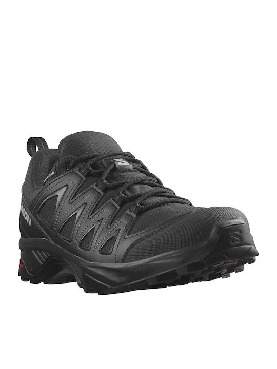 Salomon X Braze GTX Men's Hiking Shoes Waterproof with Gore-Tex Membrane Black