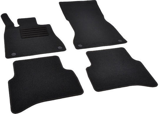 Rigum Set of Front and Rear Mats 4pcs for Mercedes-Benz S W223 Black