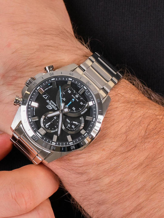Casio Edifice Ρολόι Μπαταρίας με Μεταλλικό Μπρασελέ Casio Edifice Ρολόι Μπαταρίας με Μεταλλικό Μπρασελέ