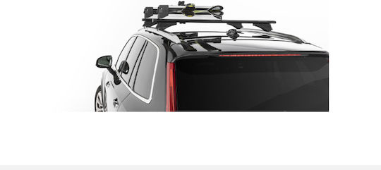 Menabo Yelo 4 Ns Car Ski Mounts 60cm Suitable for 4 Ski Pairs or 2 Snowboards
