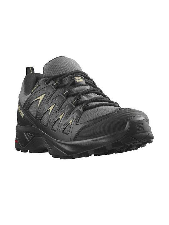 Salomon X Braze GTX Men's Hiking Shoes Waterproof with Gore-Tex Membrane Black