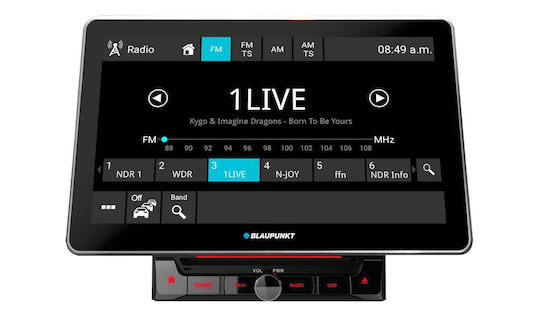 Blaupunkt Ηχοσύστημα Αυτοκινήτου για Honda Jazz (Bluetooth/USB/WiFi/GPS/Apple-Carplay/Android-Auto) με Οθόνη Αφής 10.1"