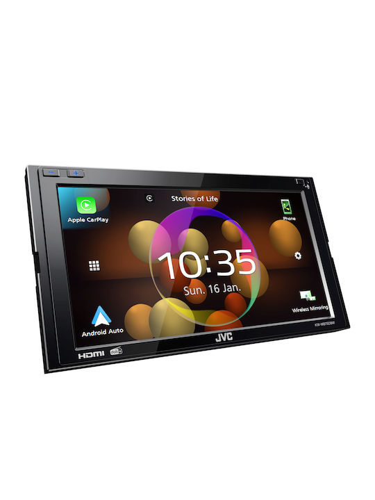 JVC Ηχοσύστημα Αυτοκινήτου 2DIN (Bluetooth/USB) με Οθόνη Αφής 6.8"