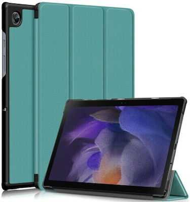 Magnetic 3 Fold Flip Cover Piele artificială Verde (Galaxy Tab A8)