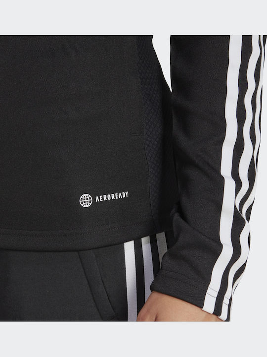 Tiro 23 League Women's Cardigan with Zipper Black