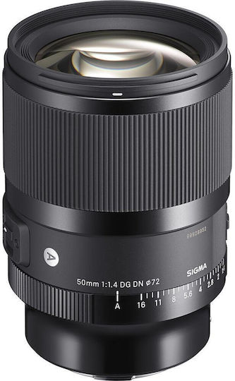 Sigma Full Frame Φωτογραφικός Φακός 50mm f/1.4 DG DN Art Σταθερός για Leica L Mount Μαύρος