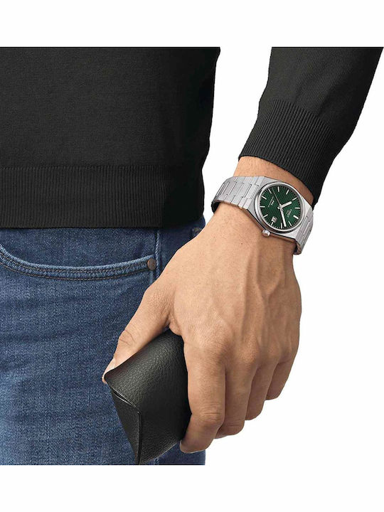 Tissot Men's Watch 40mm Battery with Silver Metal Bracelet