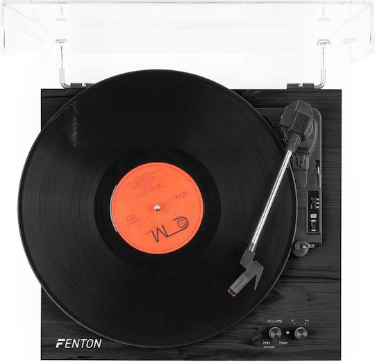 Fenton RP165B 102.151 Πικάπ με Προενίσχυση και Ενσωματωμένα Ηχεία Μαύρο