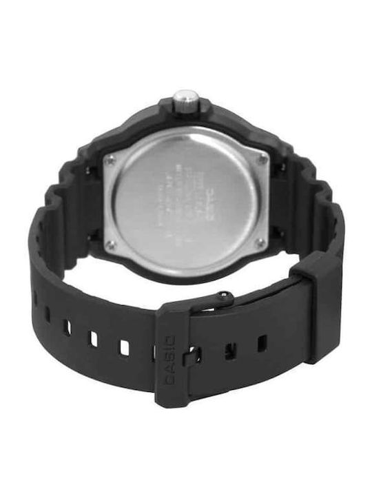Casio Men's Watch 44.6mm Battery with Black Rubber Strap