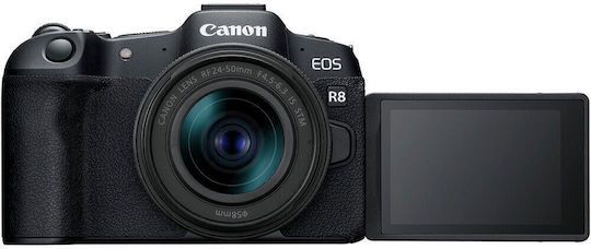 Canon EOS R8 Mirrorless Camera Kit (RF 24-50mm F4.5-6.3 IS STM) Black