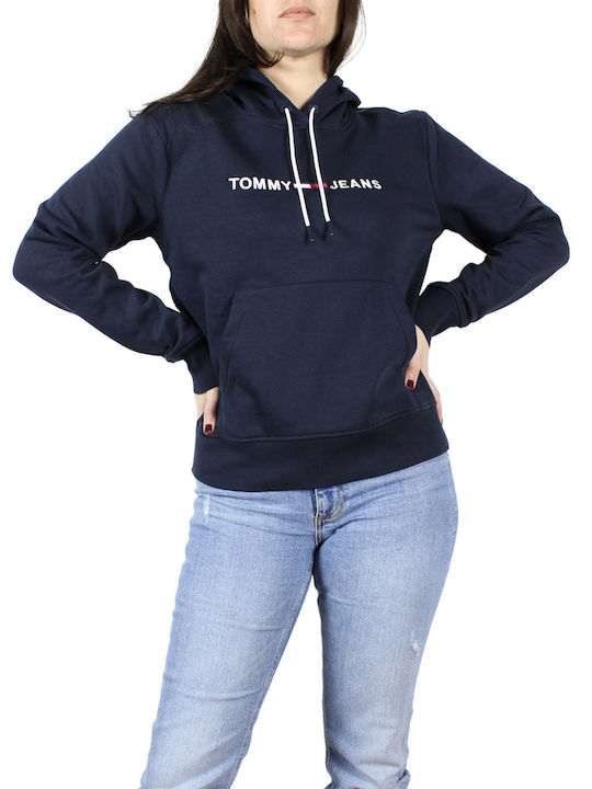 Tommy Hilfiger Women's Hooded Sweatshirt Navy Blue