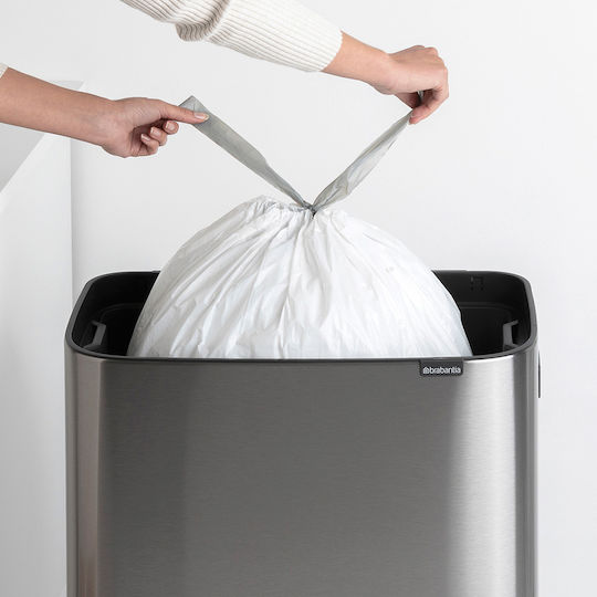 Brabantia Кошче За Боклук От Неръждаема Стомана Тласък Matt Steel 60л