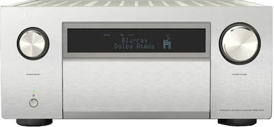 Denon AVC-A1H Amplificator Home Cinema 4K/8K 15.4 Canale 150W/8Ω 190W/6Ω cu Dolby Atmos Argint