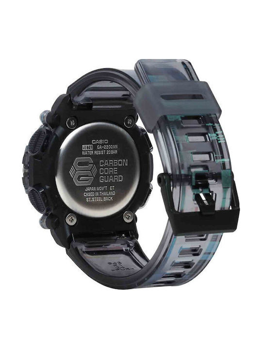Casio G-Shock Ρολόι Μπαταρίας με Καουτσούκ Λουράκι