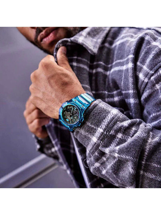 Casio G-shock Ρολόι Μπαταρίας με Καουτσούκ Λουράκι