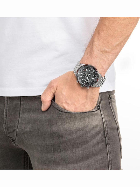 Citizen Promaster Sky Ρολόι Eco - Drive με Μεταλλικό Μπρασελέ Citizen Promaster Sky Ρολόι Eco - Drive με Μεταλλικό Μπρασελέ