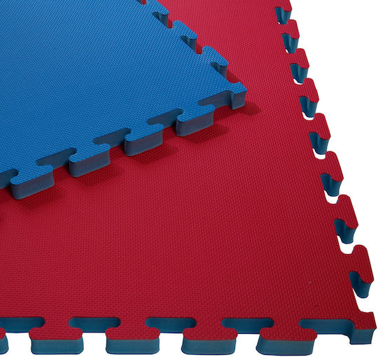 Olympus Sport Double Sided Red/Blue Puzzle Gym Mat 100x100x3cm 1 Piece