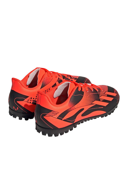 X Speedportal Messi.4 Kids Turf Soccer Shoes Orange
