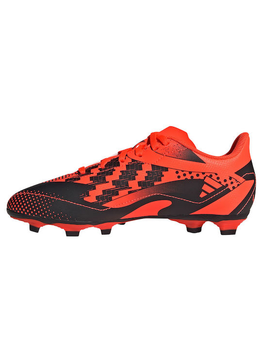 Adidas Παιδικά Ποδοσφαιρικά Παπούτσια X Speedportal Messi.4 με Τάπες Πορτοκαλί