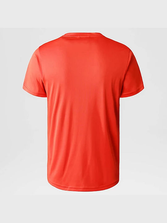 The North Face Bărbați T-shirt Sportiv cu Mânecă Scurtă Roșu