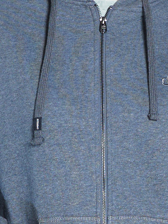 Women's Sweatshirt Jacket Hooded Dark Grey