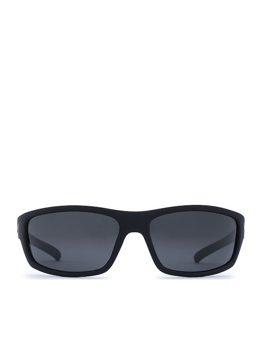 Polareye PL66 Sunglasses Μαύρα with Acetate Frame & Black Lens