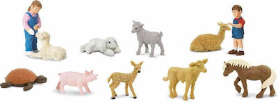 Safari Ltd Miniature Toy Petting Zoo for 3+ Years