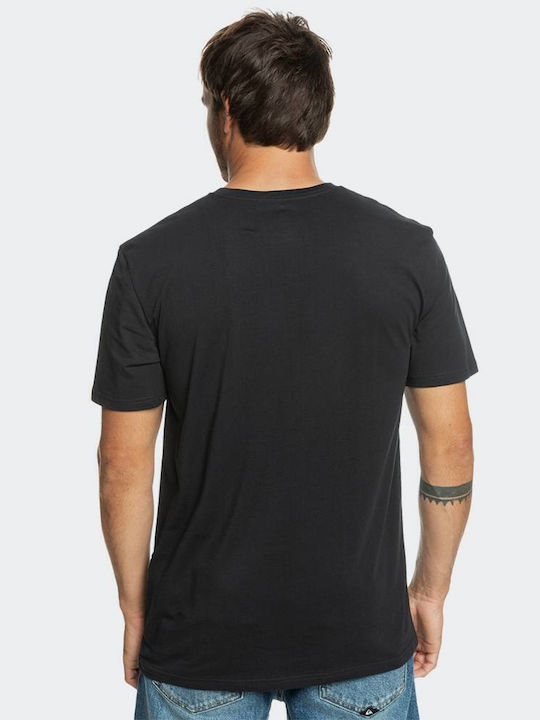 Quiksilver Herren T-Shirt Kurzarm Schwarz