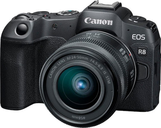 Canon Full Frame Φωτογραφικός Φακός RF 24-50mm f/4.5-6.3 IS STM Standard Zoom για Canon RF Mount Μαύρος