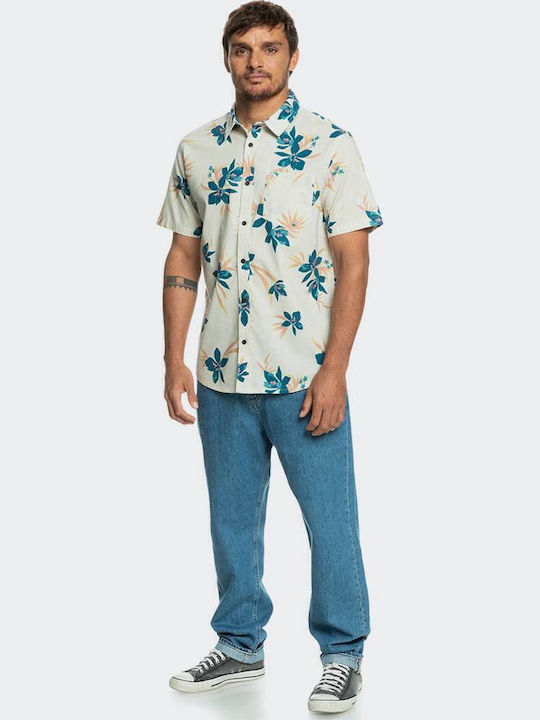 Holidazed Short-sleeved Shirt Floral Birch.
