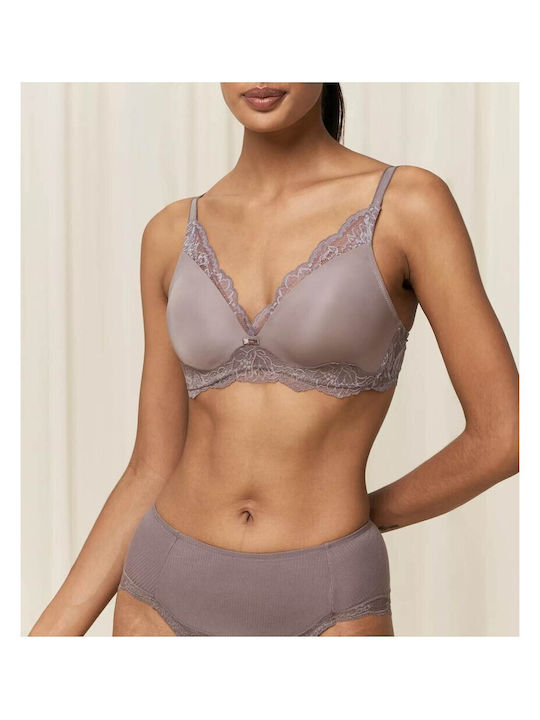 Triumph Amourette Charm Conscious P Bra without Underwire Gray