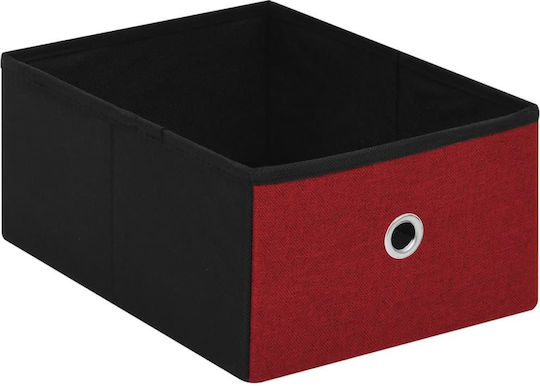 Fabric Shoe Organizer with 6 Shelves Bordeaux 76x38x38cm