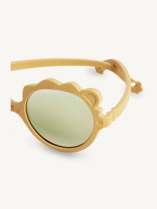 KiETLA Lion Unbreakable Kids Sunglasses with Mirror Lens Honey for 2-4 Years