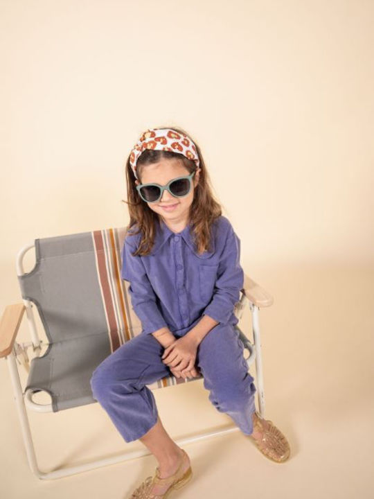 KiETLA BuZZ Unbreakable Butterfly Kids Sunglasses with Polarized Lens Kaki for 4-6 Years