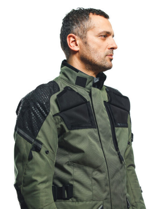 Dainese Ladakh 3L Ανδρικό Μπουφάν Μηχανής 4 Εποχών Αδιάβροχο Army Green / Black