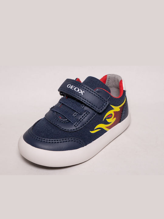 Geox Παιδικά Sneakers Ανατομικά για Αγόρι Navy Μπλε