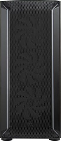 Silverstone Fara 511Z Gaming Midi Tower Κουτί Υπολογιστή με Πλαϊνό Παράθυρο και RGB Φωτισμό Μαύρο