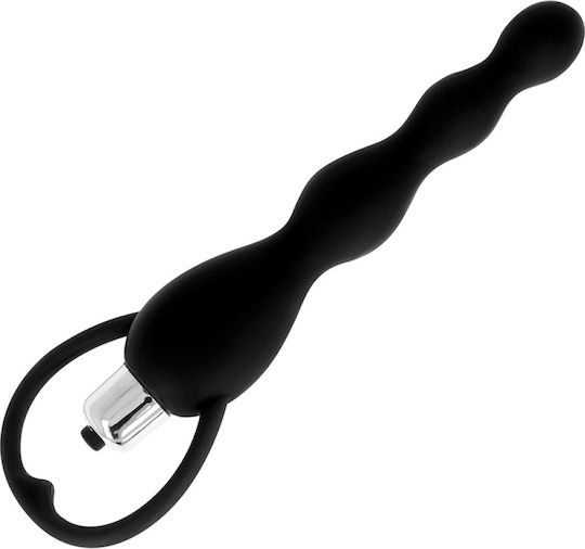 Ohmama Anal Plug Ohmama with Vibration Black 14cm