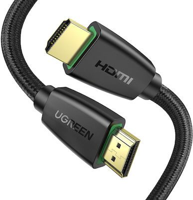 Ugreen HDMI 2.0 Geflochten Kabel HDMI-Stecker - HDMI-Stecker 1m Schwarz