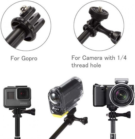Tech-Protect Selfie Stick for GoPro Hero 10 / Hero 11 / Hero 11 Mini / Hero 12 / Hero 2018 / Hero 3 / Hero 3+ / Hero 4 / Hero 4 Session / Hero 5 / Hero 5 Session / Hero 6 / Hero 7 / Hero 8 / Hero 9