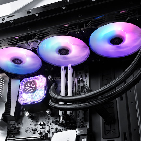 Silverstone IceGem 360 ARGB AIO CPU Liquid Cooling with 3 Fans 120mm