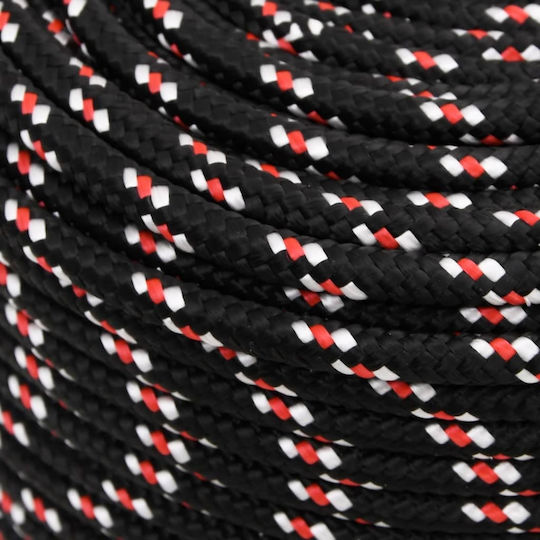 vidaXL Rope with Diameter 10mm and Length 500m Rope Black 10mm 500m Polypropylene