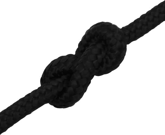 vidaXL Rope with Diameter 6mm and Length 25m Rope Black 6mm 25m