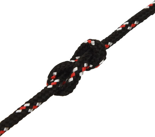 vidaXL Rope Diameter 3mm with Length 100m Black Work Rope Black 3mm 100m Polypropylene