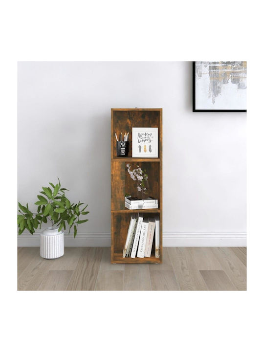 Corner Bookcase Smoky Oak 33x33x100cm