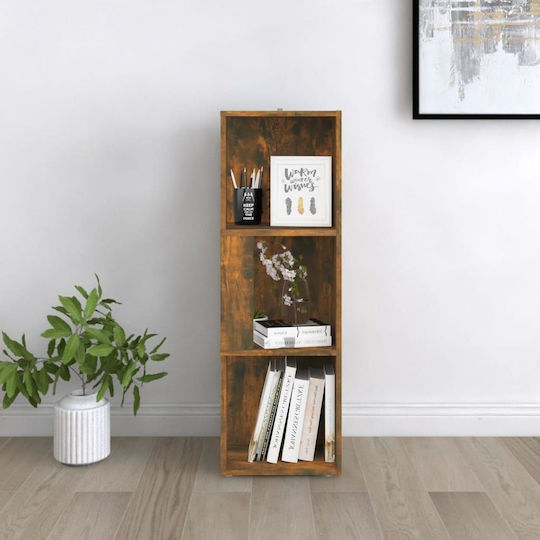 Corner Bookcase Smoky Oak 33x33x100cm