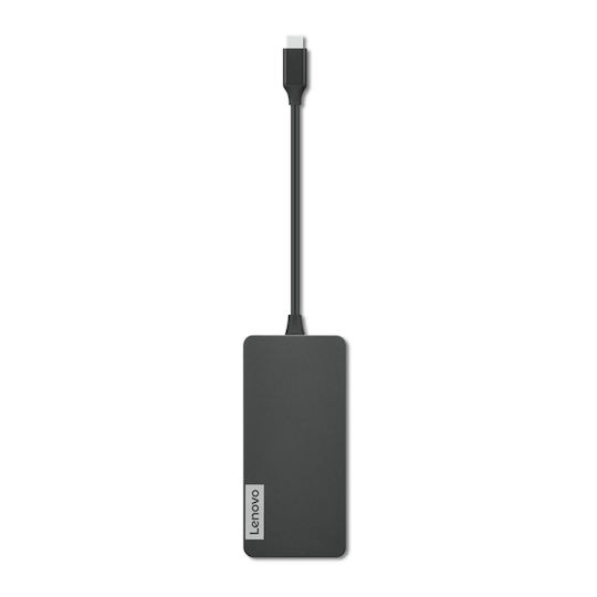 Lenovo 7-in-1 USB-C Docking Station with HDMI 4K Black