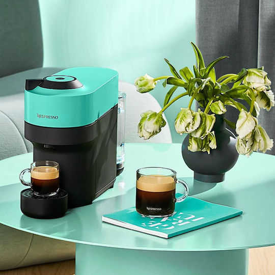 Nespresso Vertuo Pop Καφετιέρα για Κάψουλες Vertuo Aqua Mint
